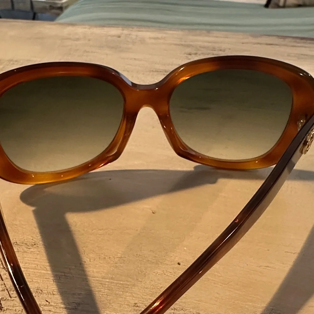 GUCCI Round Sunglasses GG0140SA Avana Green